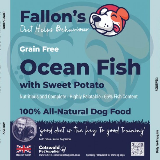 Ocean Fish Sweet potato wet dog food Omega 3 Sensitive Dog